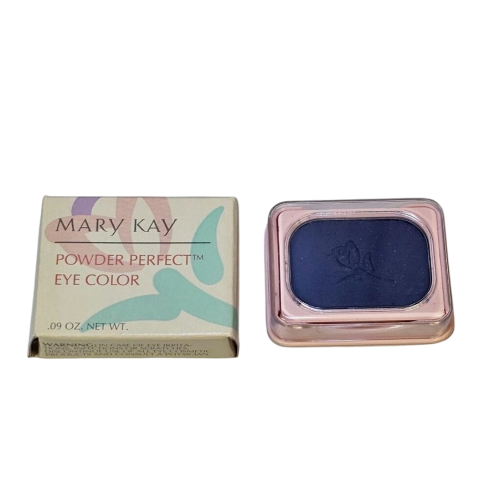 Mary Kay Powder Perfect Eye Color - Brilliant Blue #5525 -‎ NIB Old Stock